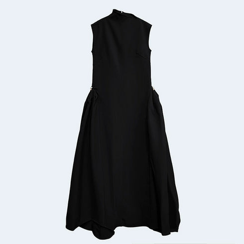 Sheer Sleeve Long Dress